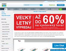 Tablet Screenshot of matrace-vegas.sk